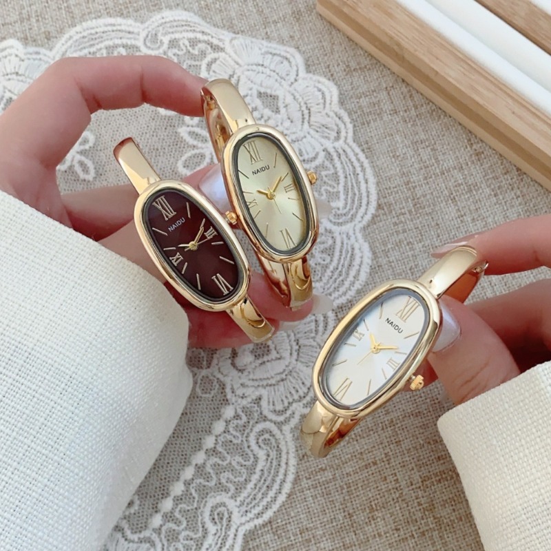 Jewelry Watches For Women - Top Brand Women Oval Roman Dial
