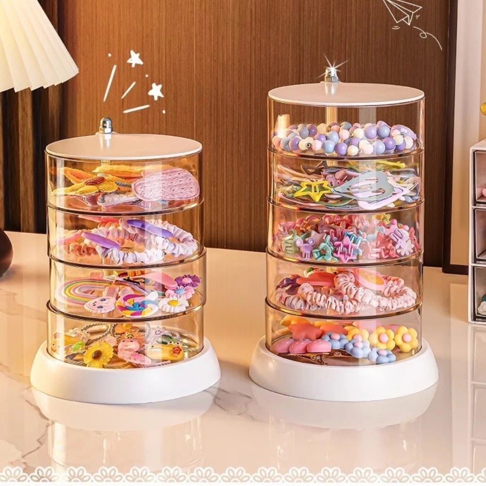 Jewelry & Watches Review - 360 Rotating Clear Hair Accessory Organizer