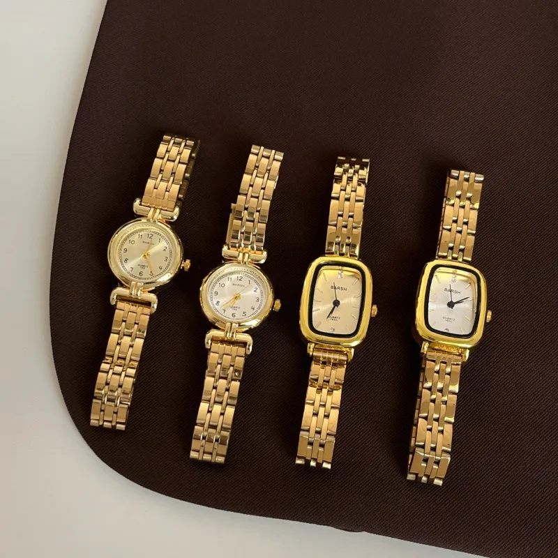 Jewelry Or Watches - New Exquisite Gold Steel Band Women's
