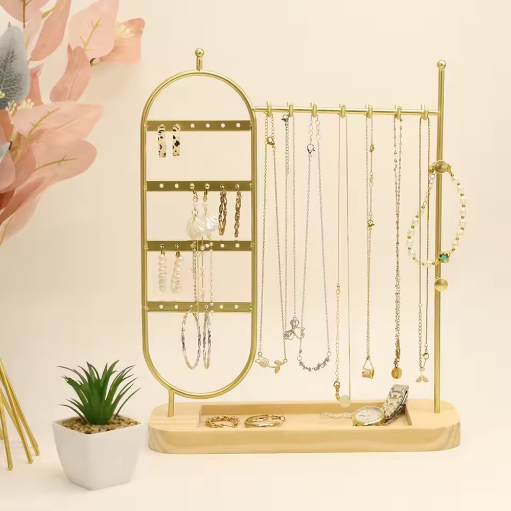 1 desktop solid wood base jewe - Jewelry And Watches Store のレビューと価格