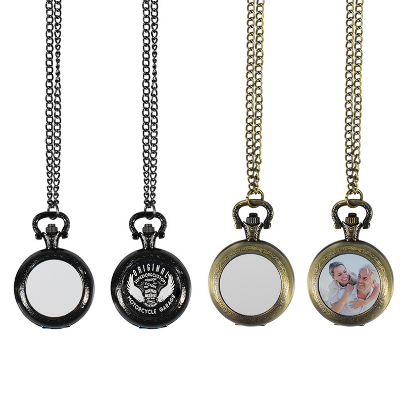 Custom Vintage Metal Pocket Wa - Jewelry Watches For Men のレビューと価格
