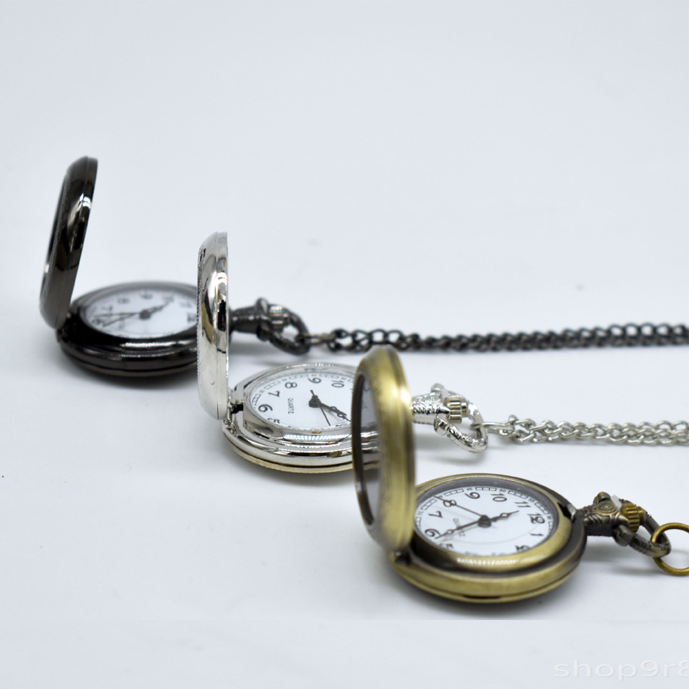 Custom Vintage Metal Pocket Wa - Jewelry Watches For Men のレビューと価格