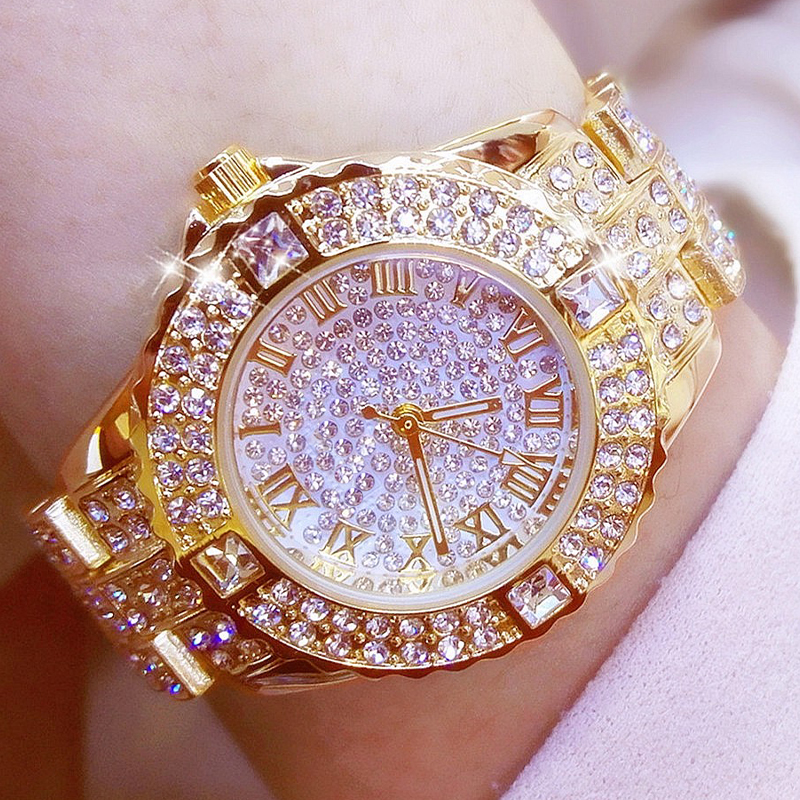 Luxury Shiny Fine Zircon Quart - Jewels In Quartz Watches のレビューと価格