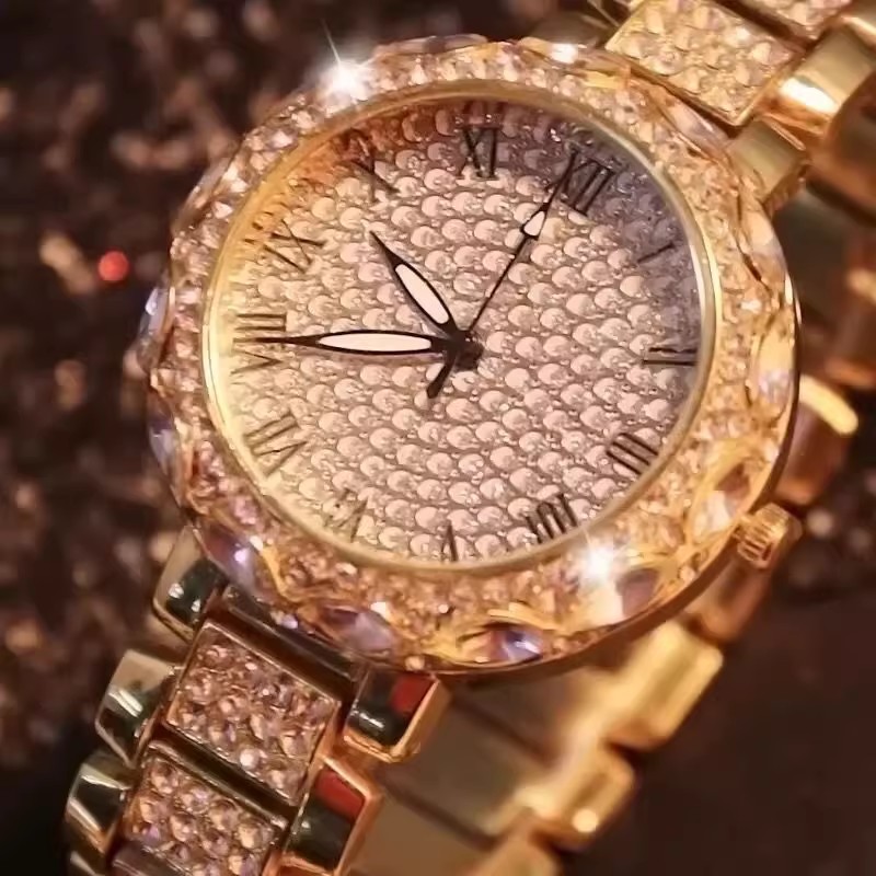 Luxury Shiny Fine Zircon Quart - Jewels In Quartz Watches のレビューと価格