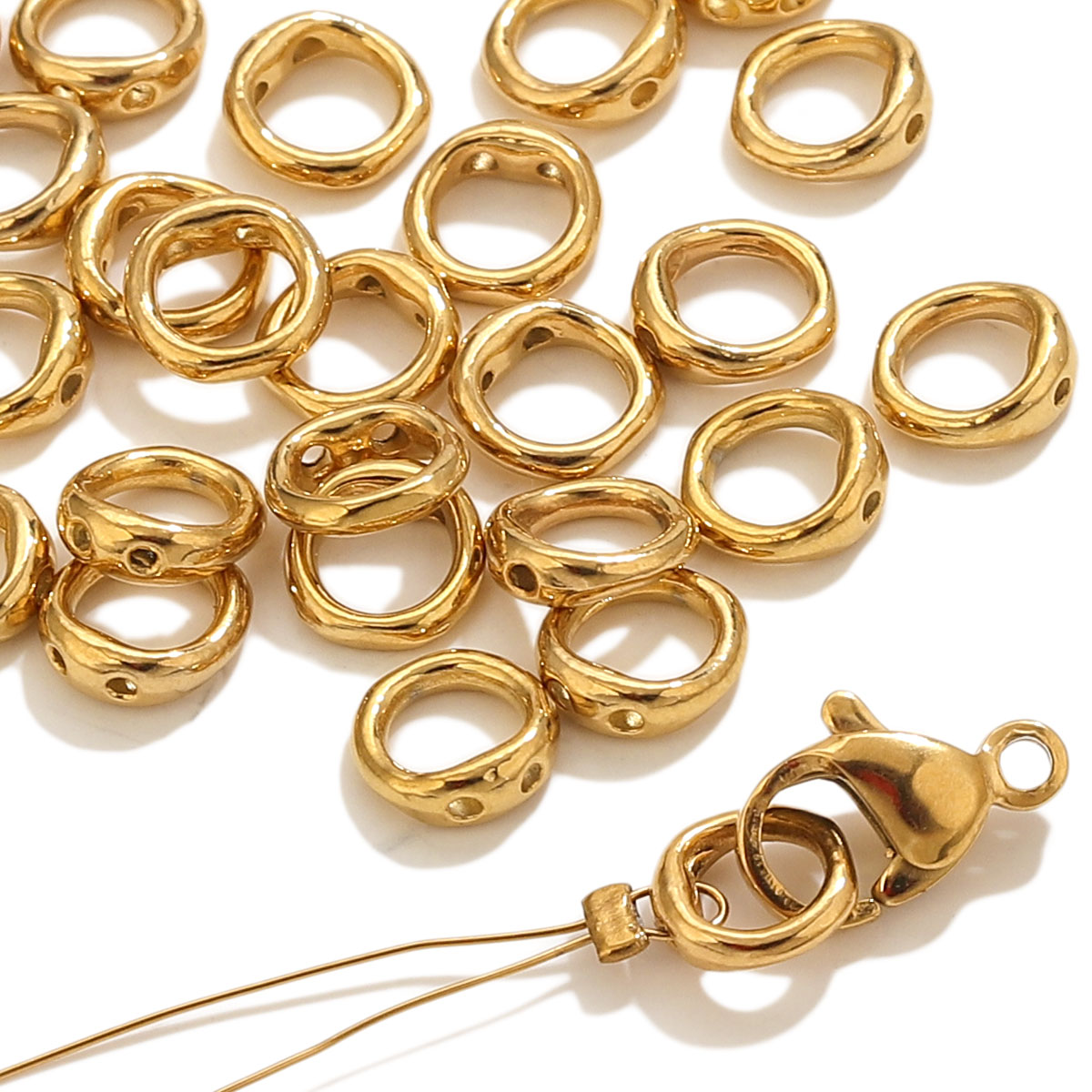 20pcs Stainless Steel Clasps E - Pearl Necklace のレビューと価格