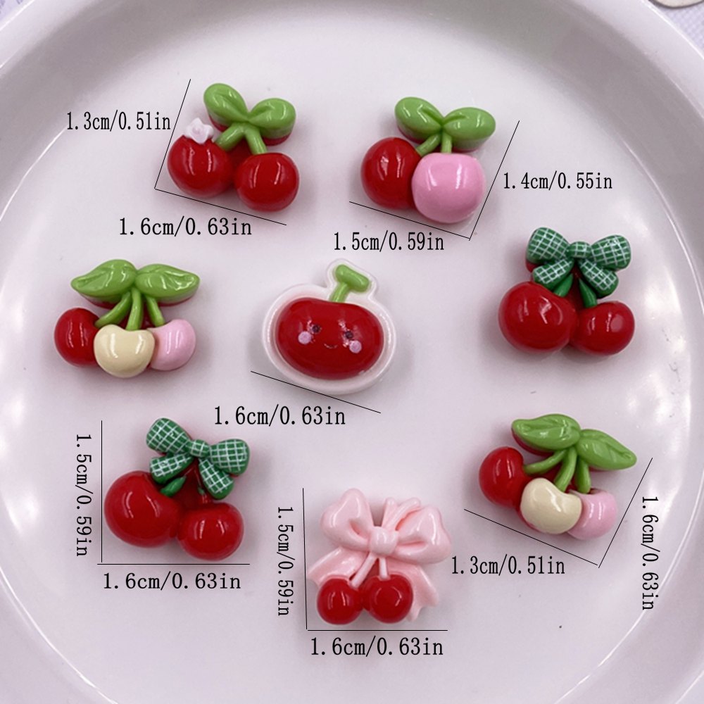 24pcs Colorful Kawaii Cartoon  - Paradise Jewelry & Watches Dolphin Mall のレビューと価格