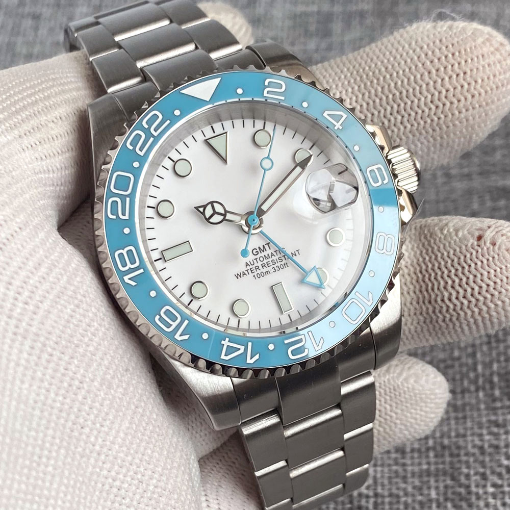 Customized 40mm Ice Blue Dial  - Jewelry Bracelet Watches のレビューと価格