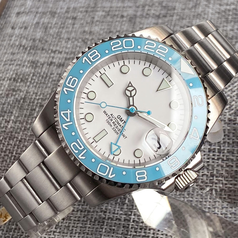 Customized 40mm Ice Blue Dial  - Jewelry Bracelet Watches のレビューと価格