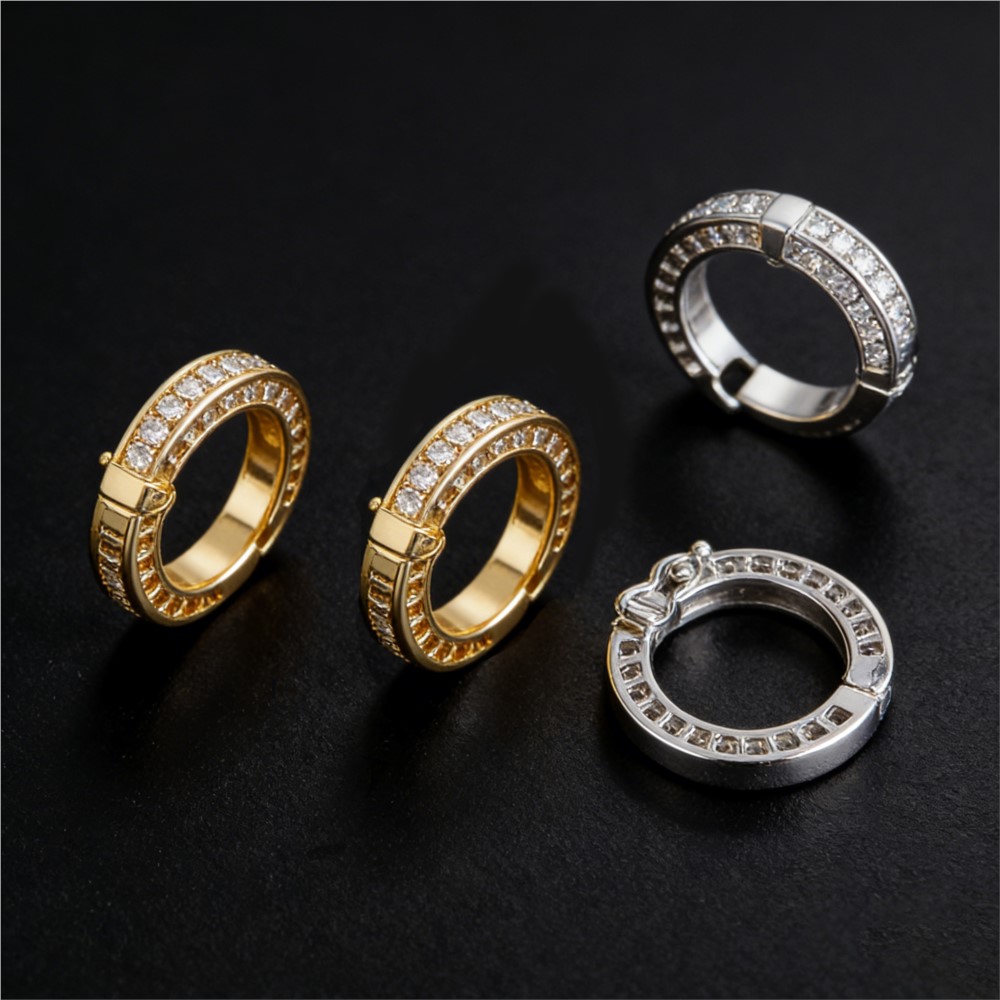 2pcs Round Connector Buckles P - Pearl Necklace のレビューと価格
