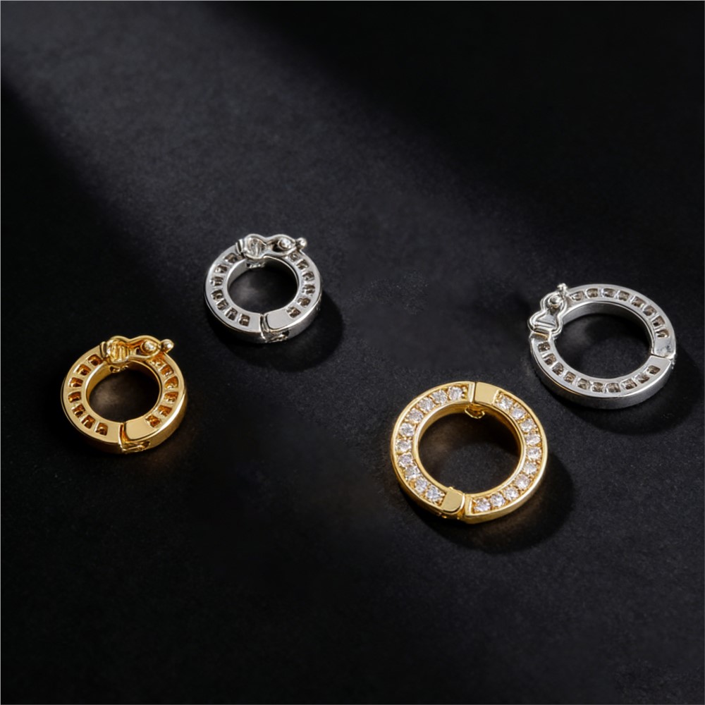 2pcs Round Connector Buckles P - Pearl Necklace のレビューと価格