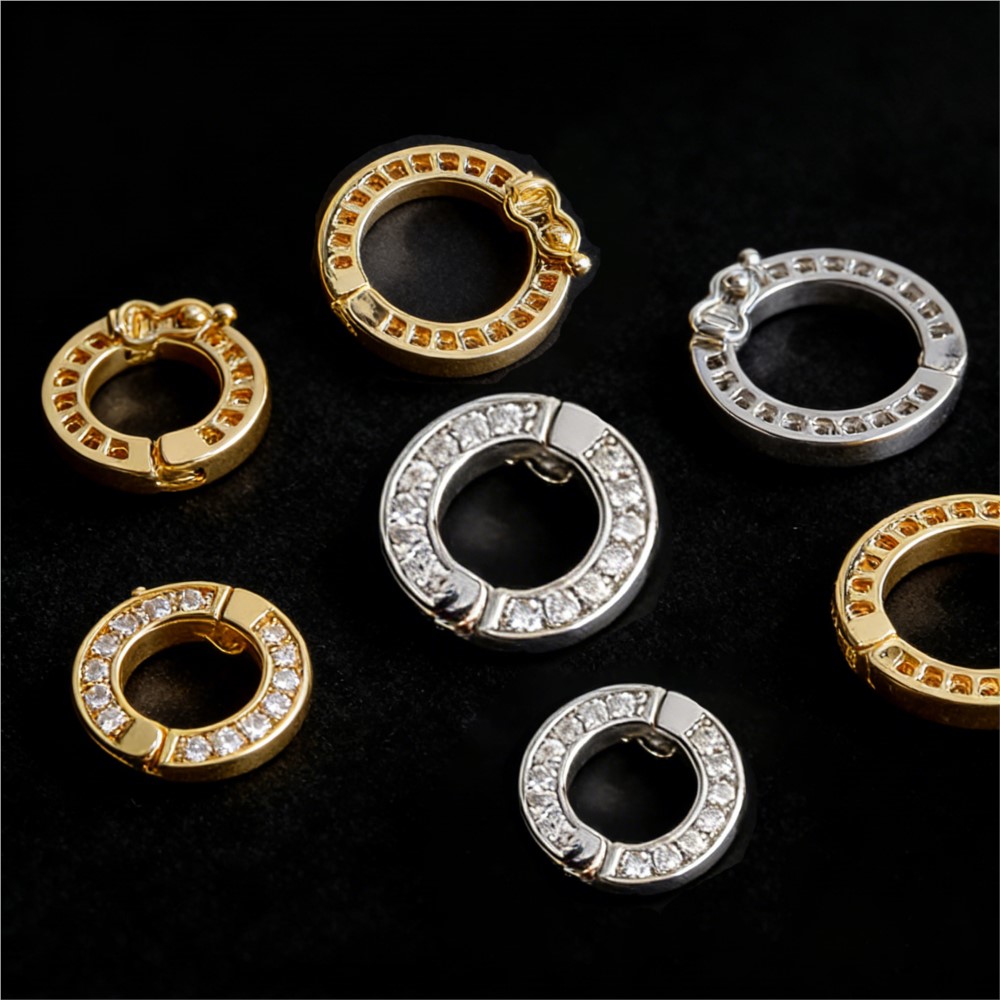 2pcs Round Connector Buckles P - Pearl Necklace のレビューと価格