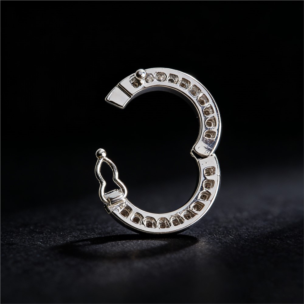 2pcs Round Connector Buckles P - Pearl Necklace のレビューと価格