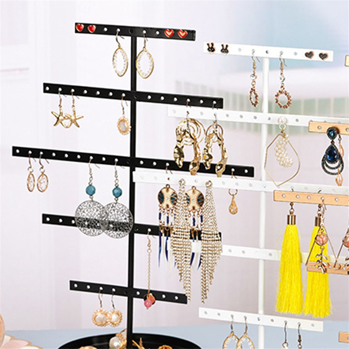 ABQR Black 3-Layer Simple Earr - Jewelry & Watches Review のレビューと価格