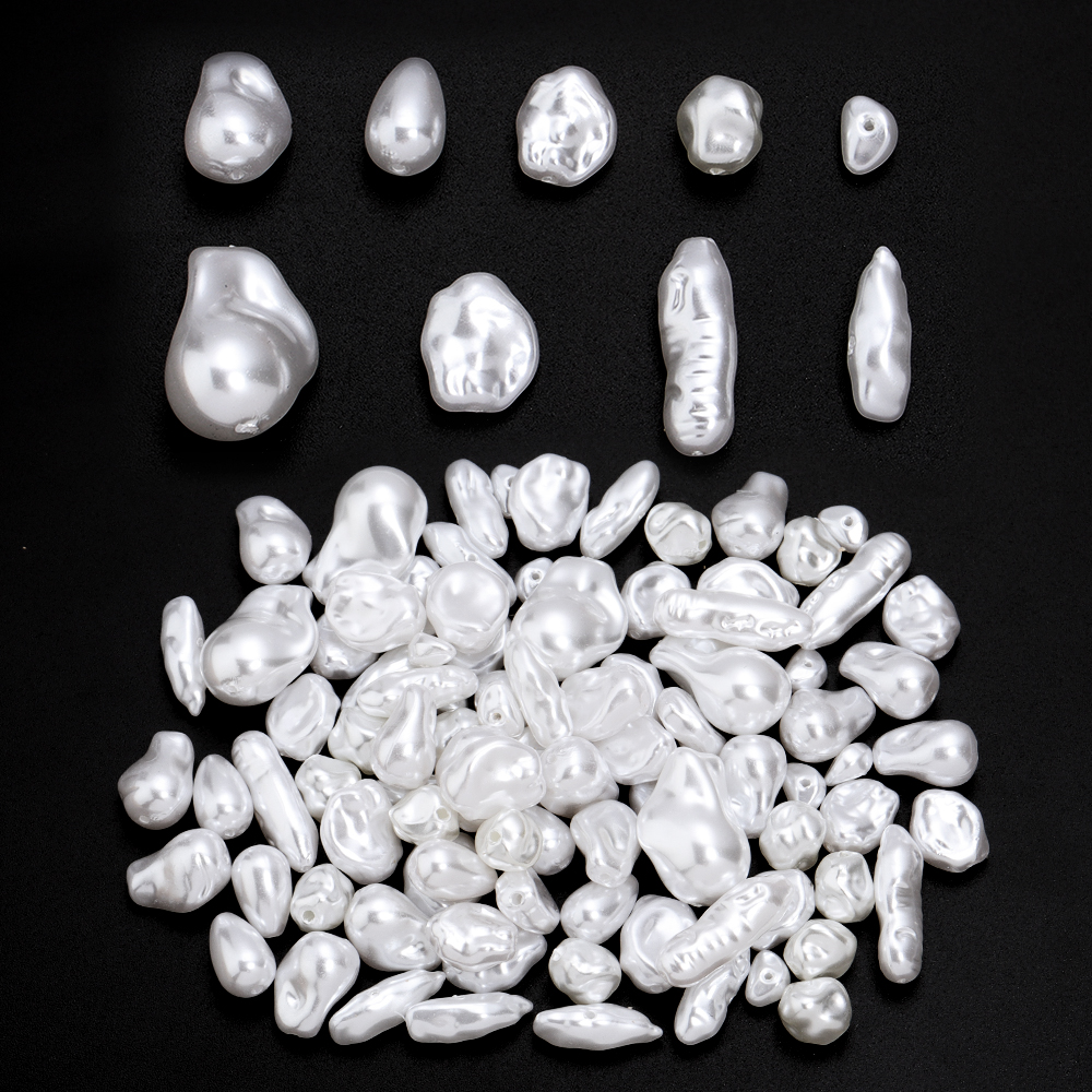 20pcs/lot Irregular ABS Imitat - Pearl Necklace のレビューと価格
