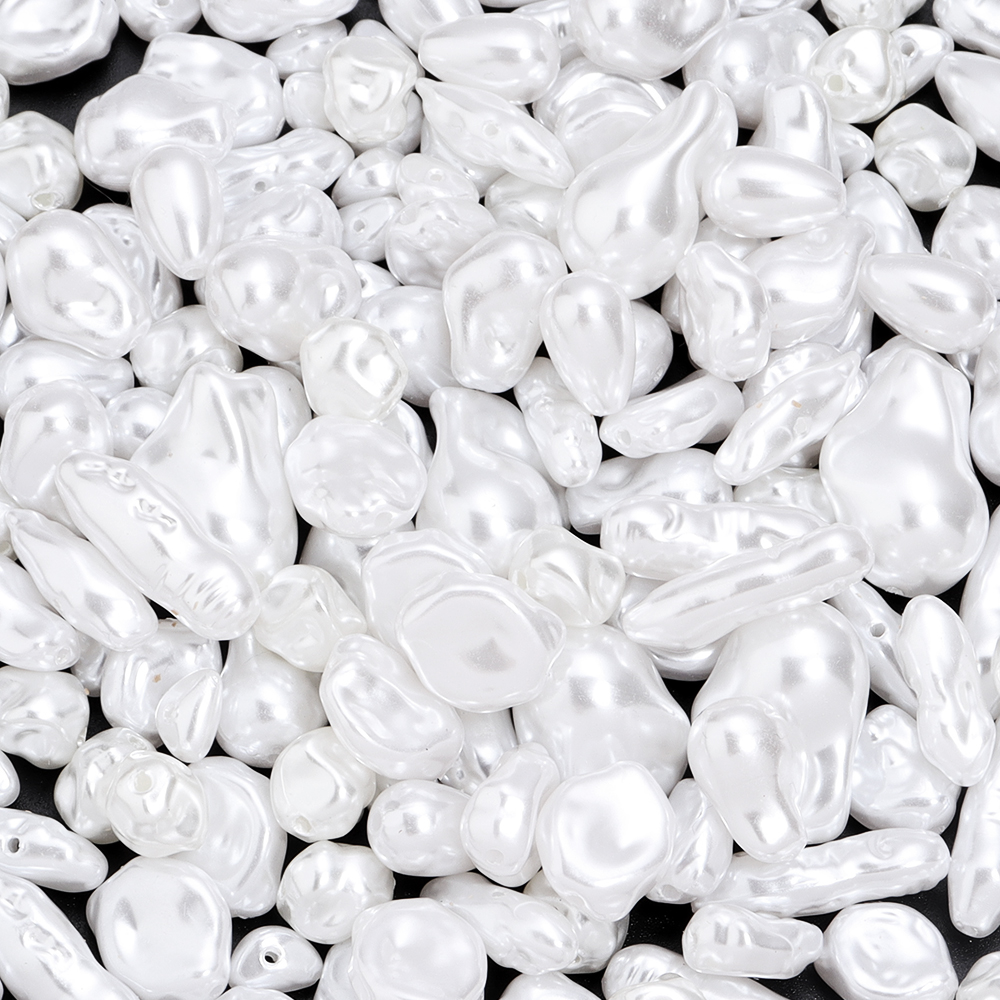 20pcs/lot Irregular ABS Imitat - Pearl Necklace のレビューと価格
