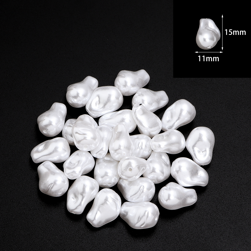 20pcs/lot Irregular ABS Imitat - Pearl Necklace のレビューと価格