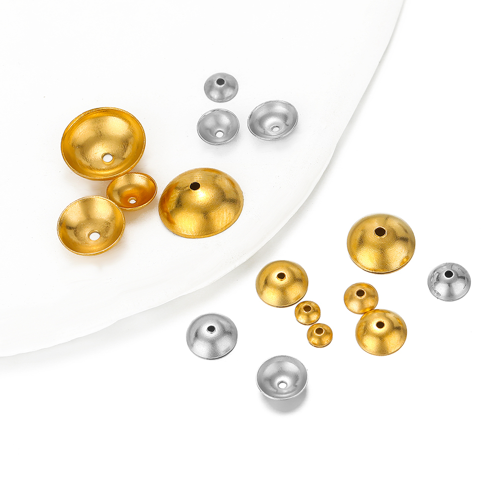 50-100pcs Stainless Steel Roun - Pearl Necklace のレビューと価格