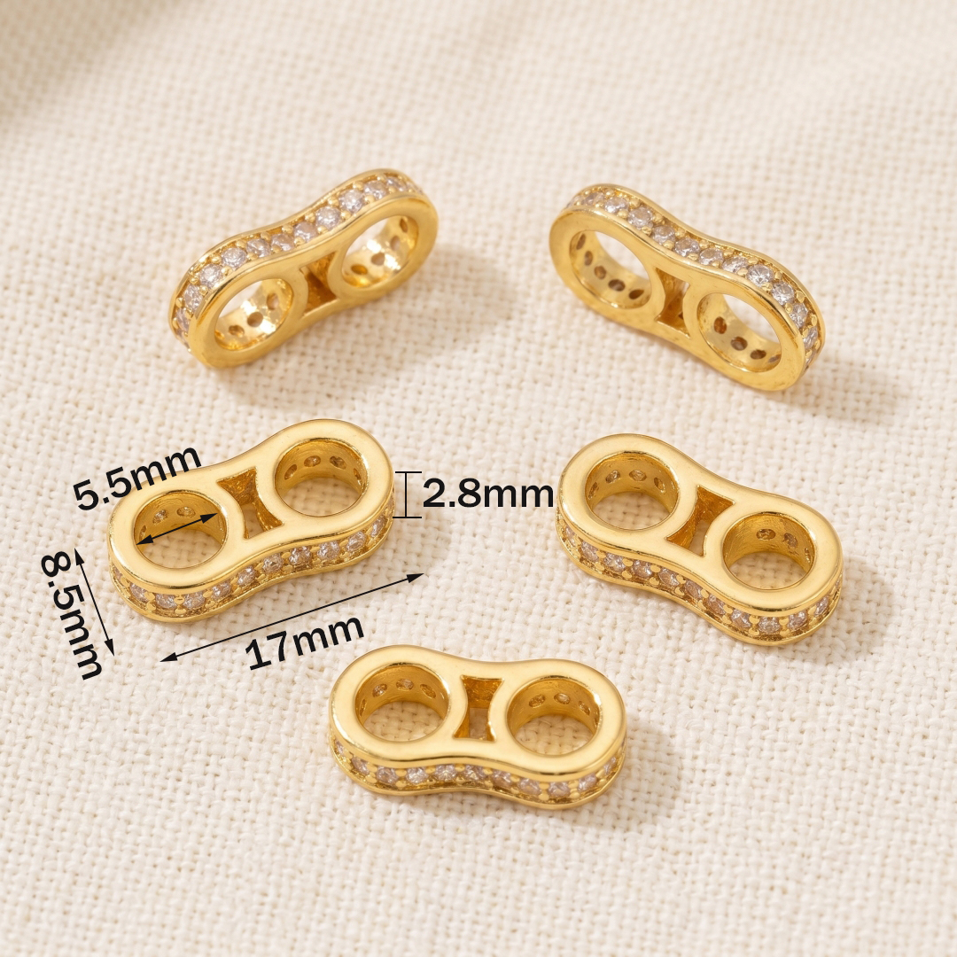 2pcs 18K Gold Plated Brass Mic - Pearl Necklace のレビューと価格