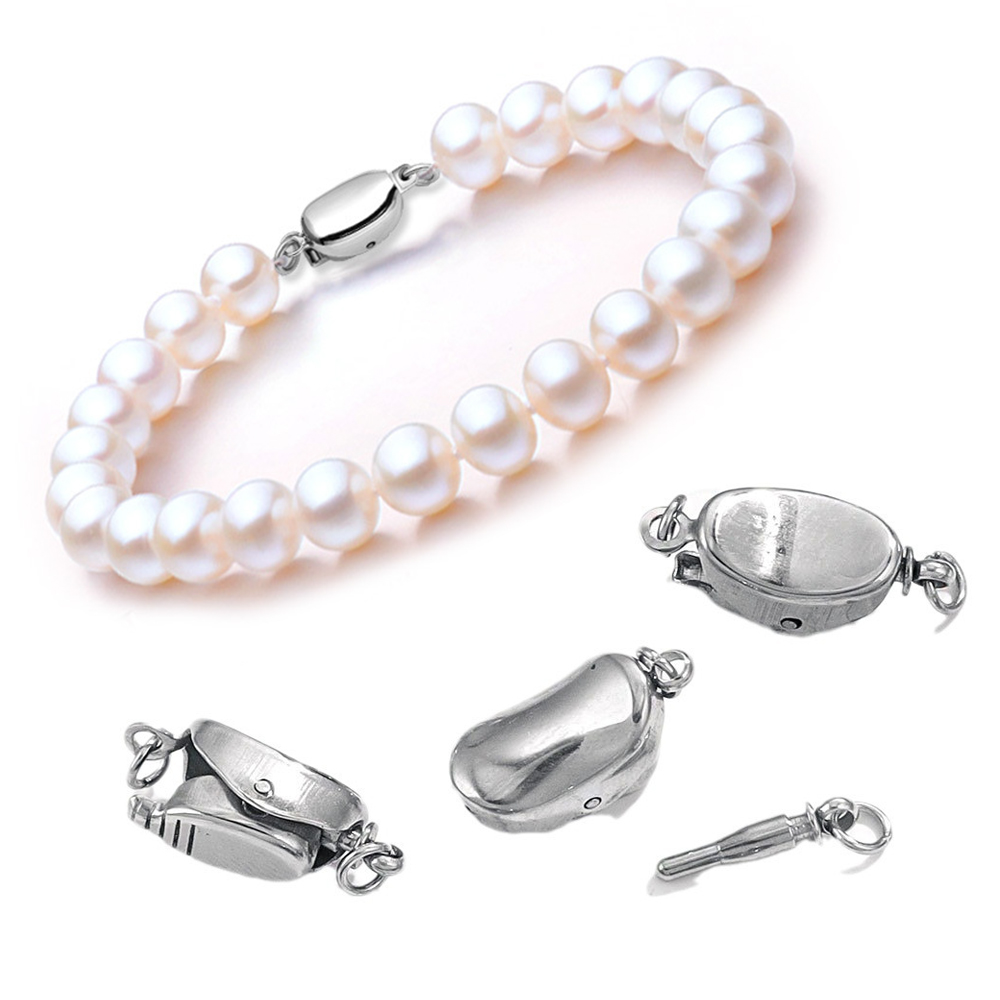 5 Pcs Titanium Steel Necklace  - Pearl Necklace のレビューと価格