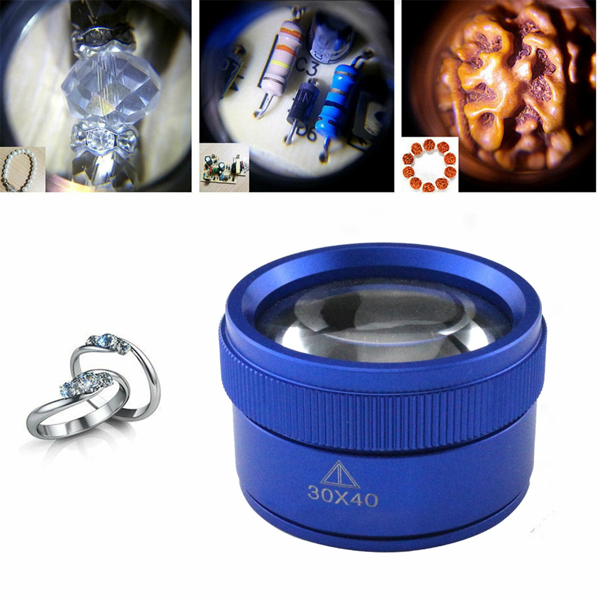 ABNJ 40X30 Loupe Jewelry Eye G - Jewelry Repair & Watches Photos のレビューと価格