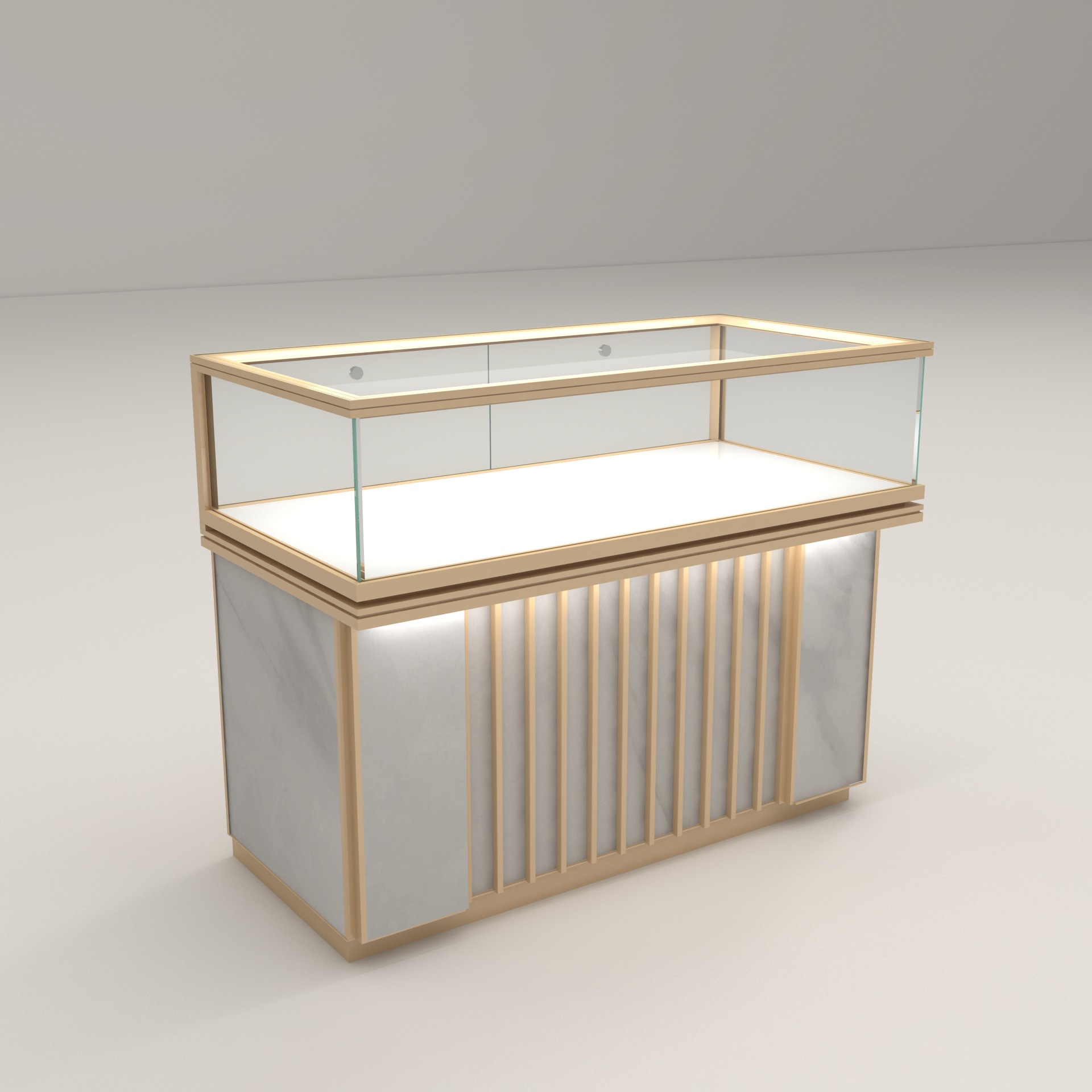 Glass jewelry display cabinet  - Jewelry And Watches Store のレビューと価格