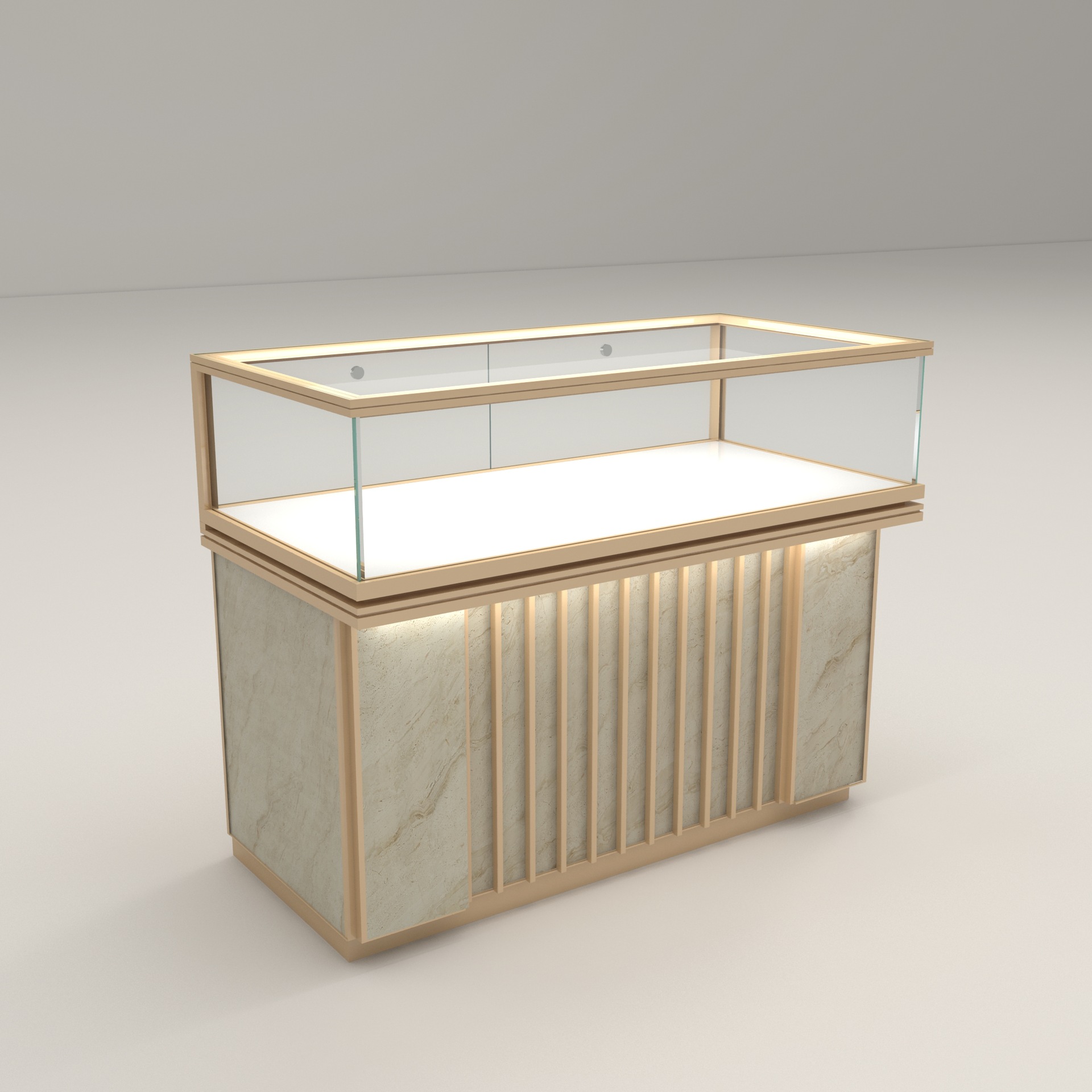 Glass jewelry display cabinet  - Jewelry And Watches Store のレビューと価格