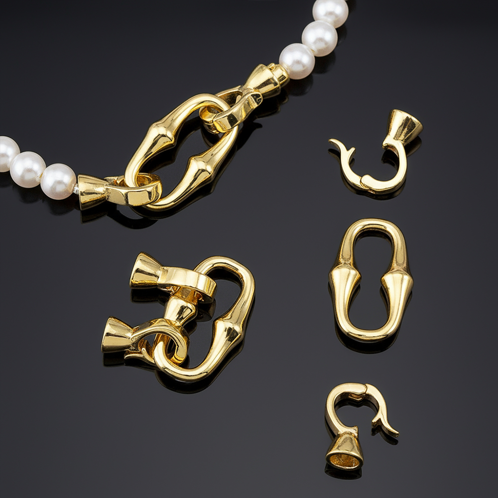 1 Pcs Copper Gold Color Plated - Pearl Necklace のレビューと価格