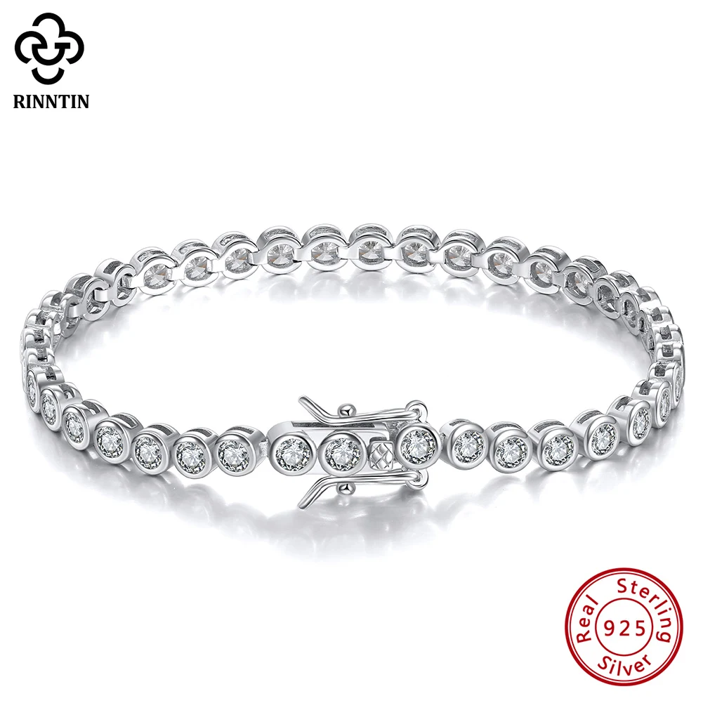 Rinntin Shiny Tennis Bracelet  - Tennis Bracelet Cubic のレビューと価格