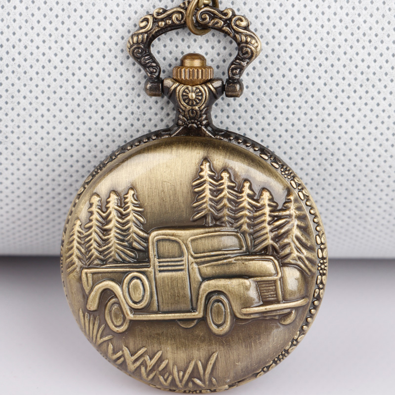 Bronze Car Truck Quartz Pocket - Are Watches Jewelry Or Accessories のレビューと価格