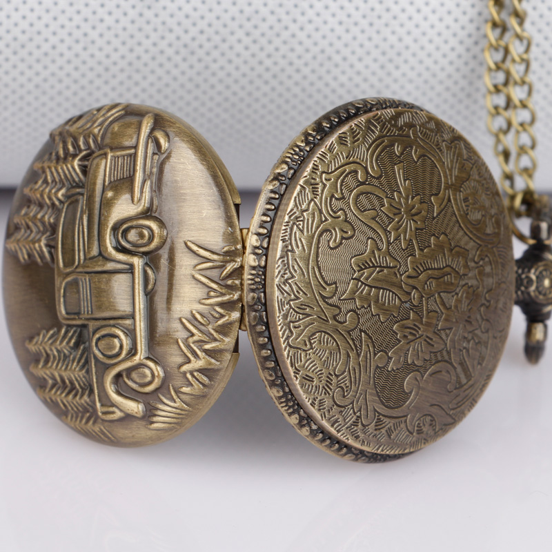 Bronze Car Truck Quartz Pocket - Are Watches Jewelry Or Accessories のレビューと価格