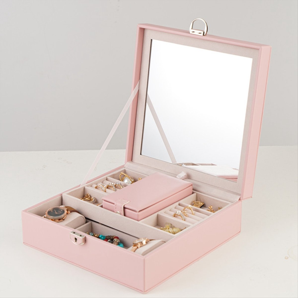 ABQR Girly Pink Jewelry Box Je - Jewelry & Watches Review のレビューと価格