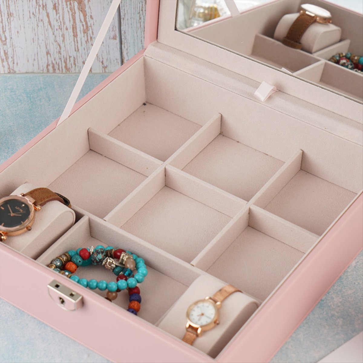 ABQR Girly Pink Jewelry Box Je - Jewelry & Watches Review のレビューと価格