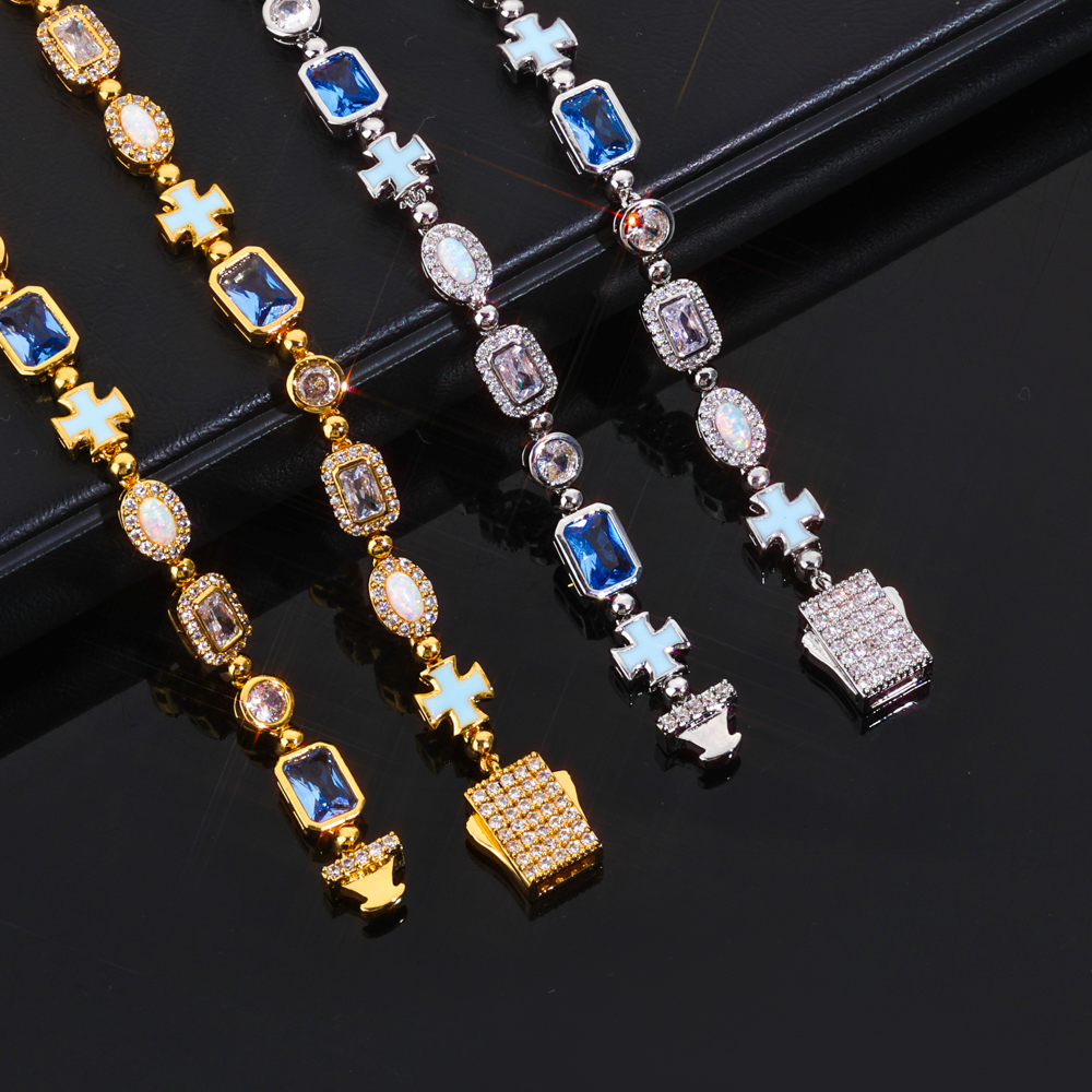 Custom New Design Street Hip H - Tennis Bracelet Cubic のレビューと価格