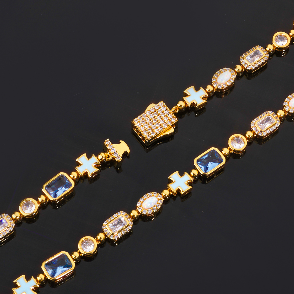 Custom New Design Street Hip H - Tennis Bracelet Cubic のレビューと価格