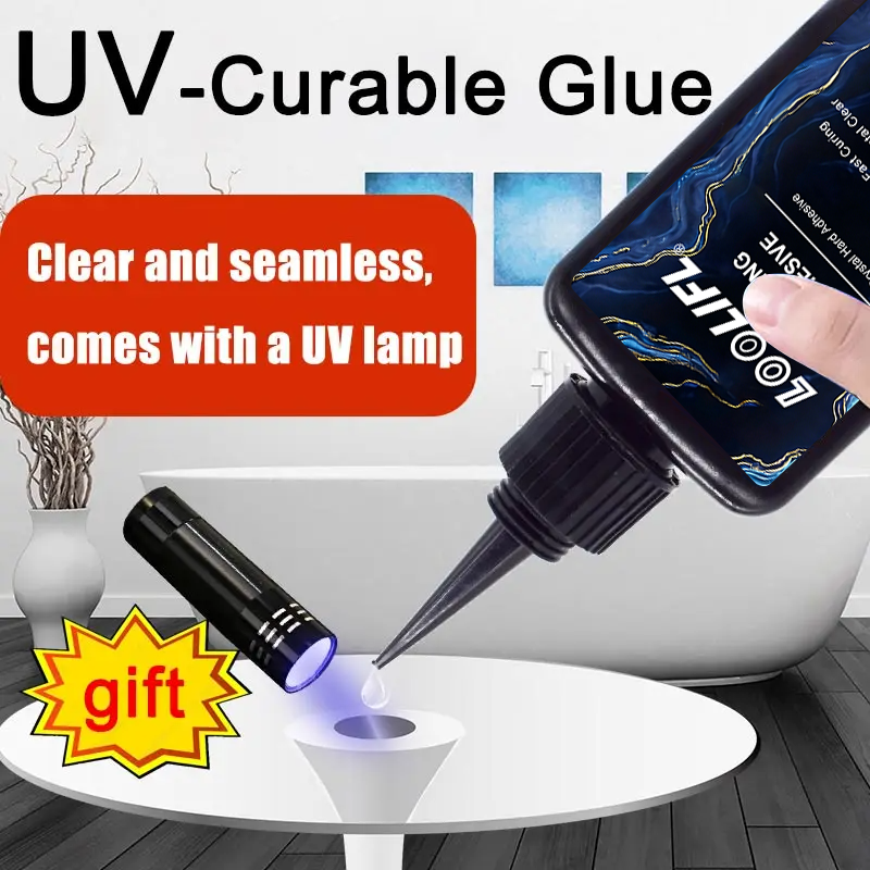 Loolifl 50ml UV Glue with UV L - Jewelry Repair & Watches Photos のレビューと価格
