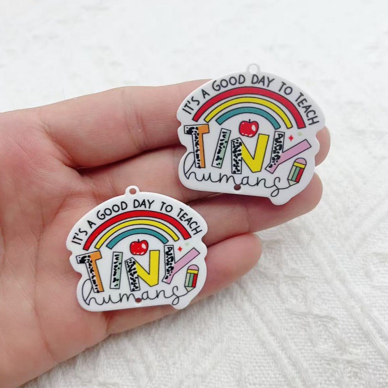 10pcs Teacher's Day Acrylic Do - Jewelry & Watches Review のレビューと価格