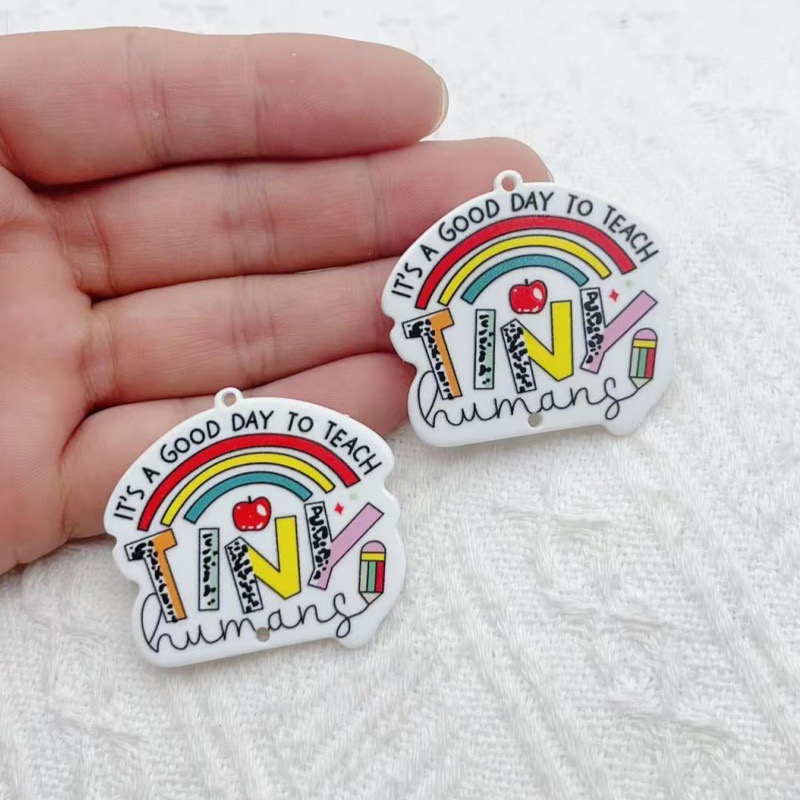 10pcs Teacher's Day Acrylic Do - Jewelry & Watches Review のレビューと価格