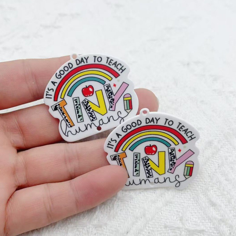 10pcs Teacher's Day Acrylic Do - Jewelry & Watches Review のレビューと価格
