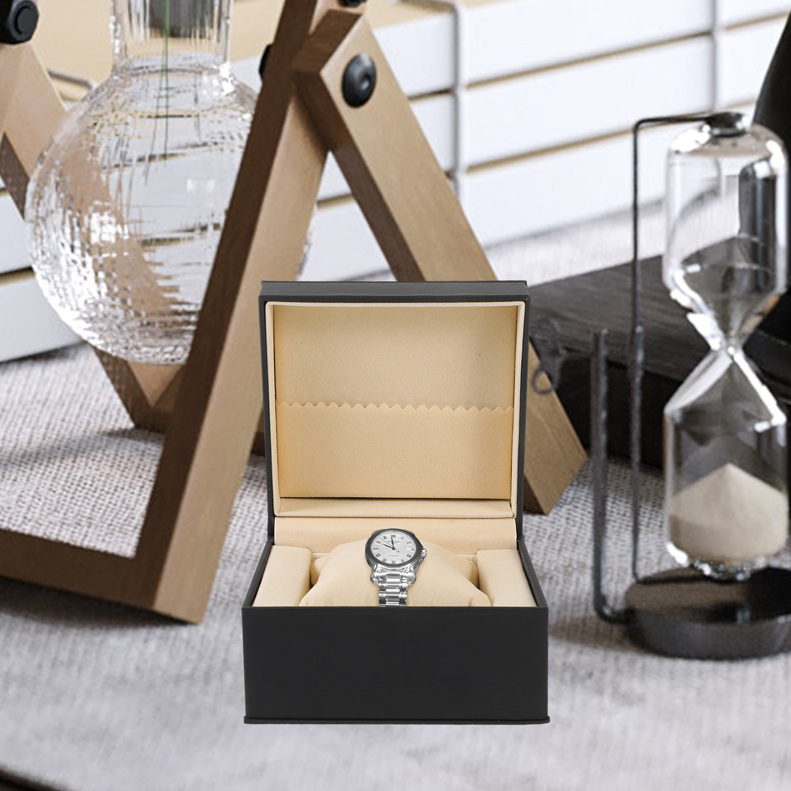 1Pcs Premium PU Watch Storage  - Jewelry Or Watches のレビューと価格