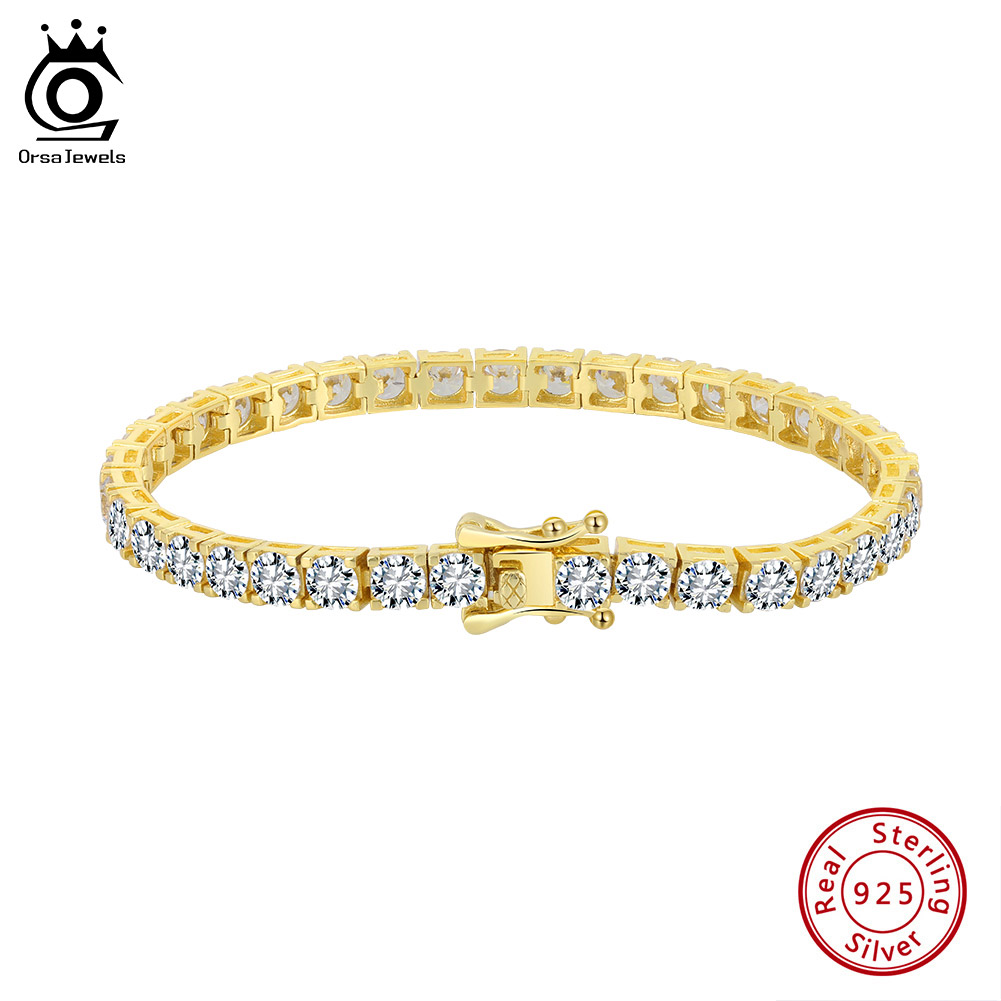 ORSA JEWELS 2mm 3mm 4mm 5A Cub - Tennis Bracelet Cubic のレビューと価格