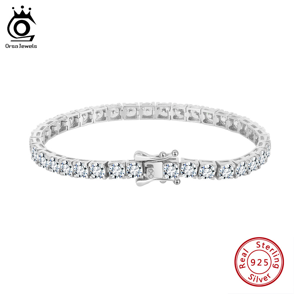ORSA JEWELS 2mm 3mm 4mm 5A Cub - Tennis Bracelet Cubic のレビューと価格