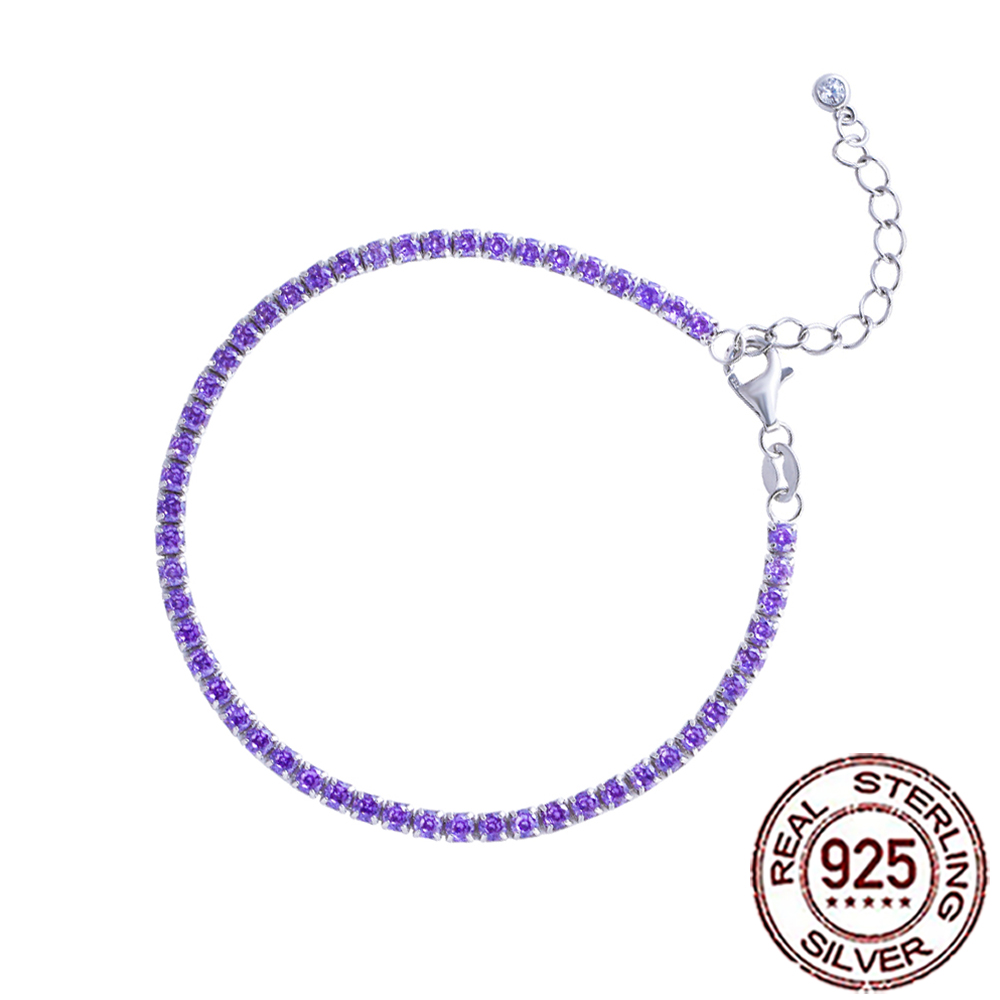 CWWZircons 100% 925 Sterling S - Tennis Bracelet Cubic のレビューと価格