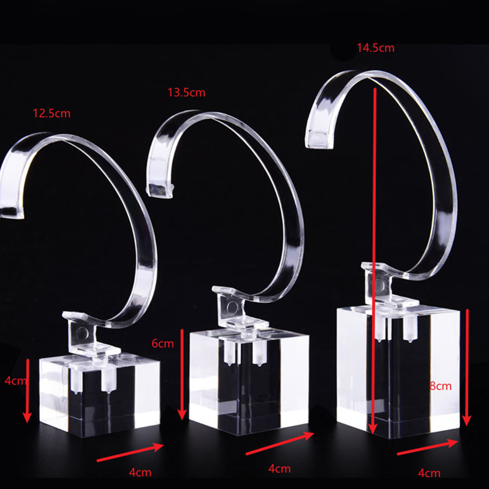 3Pcs Transparent Watch Display - Jewelry Or Watches のレビューと価格
