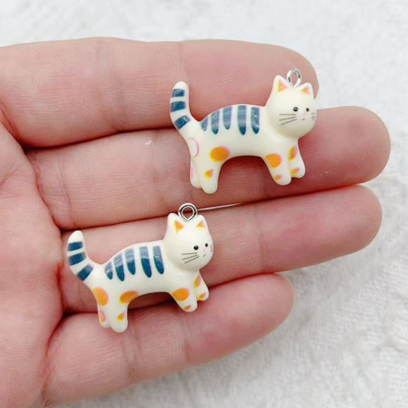 10pcs resin cartoon cat animal - Jewelry & Watches Review のレビューと価格