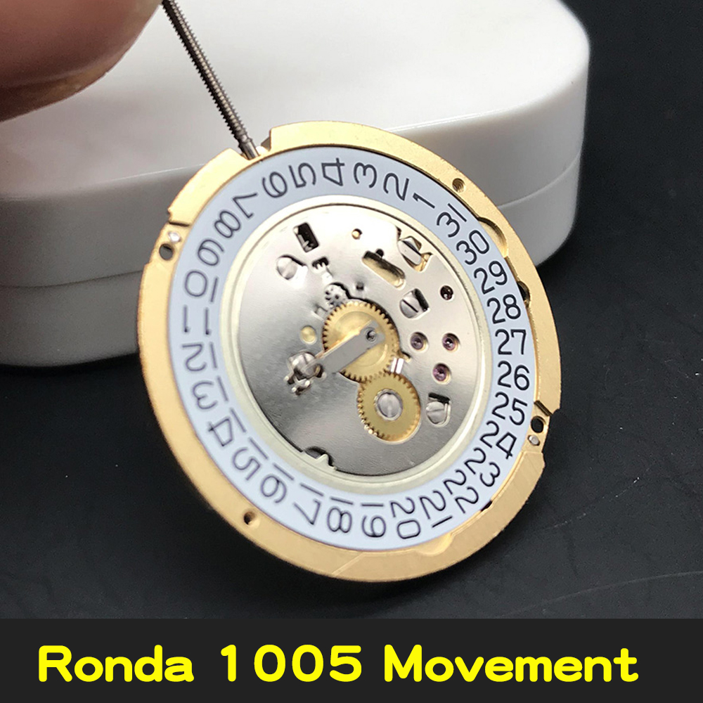 Ronda 1005 Quartz Watch Moveme - Jewels In Quartz Watches のレビューと価格