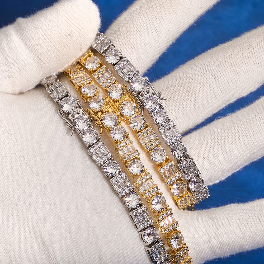 HHIOK Hip Hop Jewelry Tennis B - Tennis Bracelet Cubic のレビューと価格