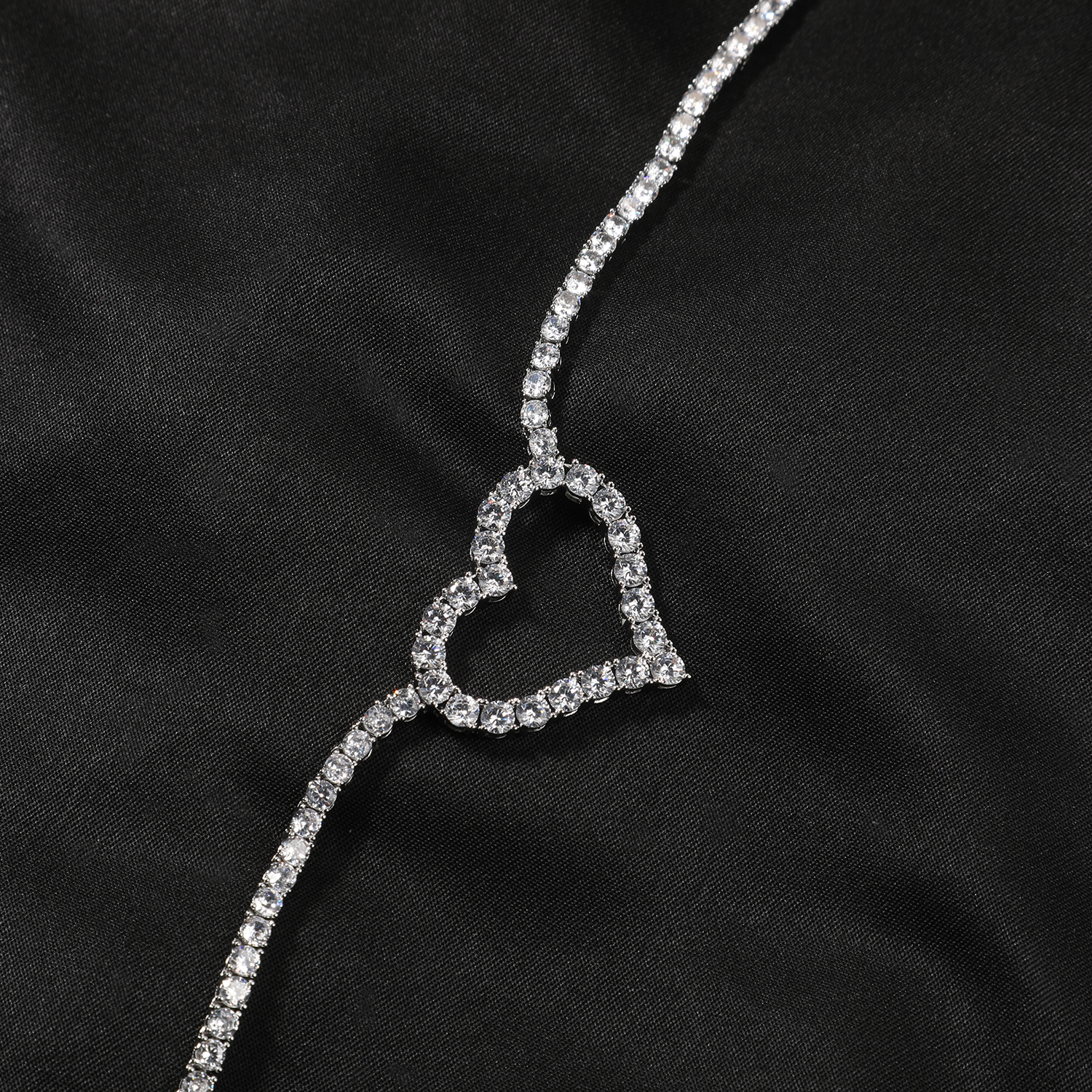 Uwin 3mm Tennis Chain With Lov - Tennis Bracelet Cubic のレビューと価格
