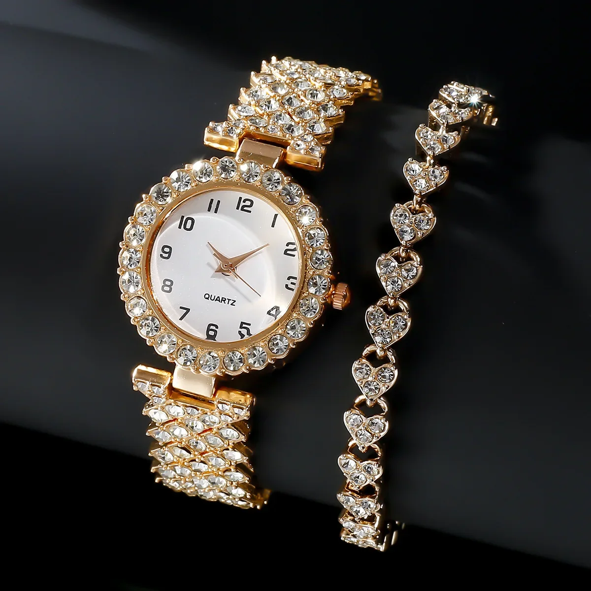 1pcs/2pcs Luxury Fashion Women - Jewelry Watches For Women のレビューと価格