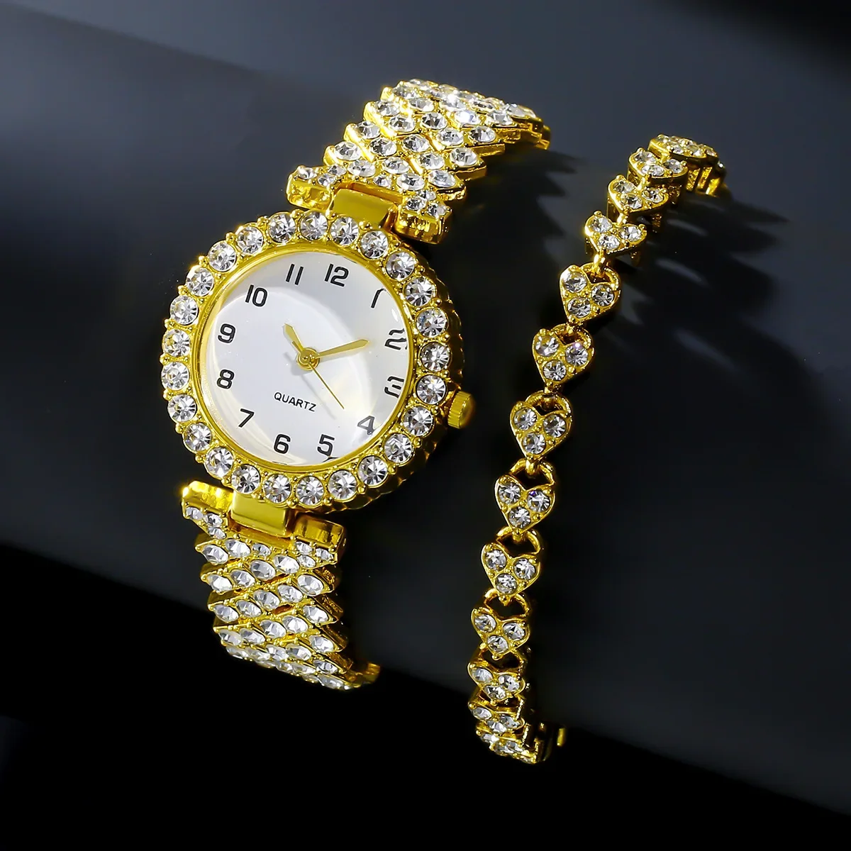 1pcs/2pcs Luxury Fashion Women - Jewelry Watches For Women のレビューと価格