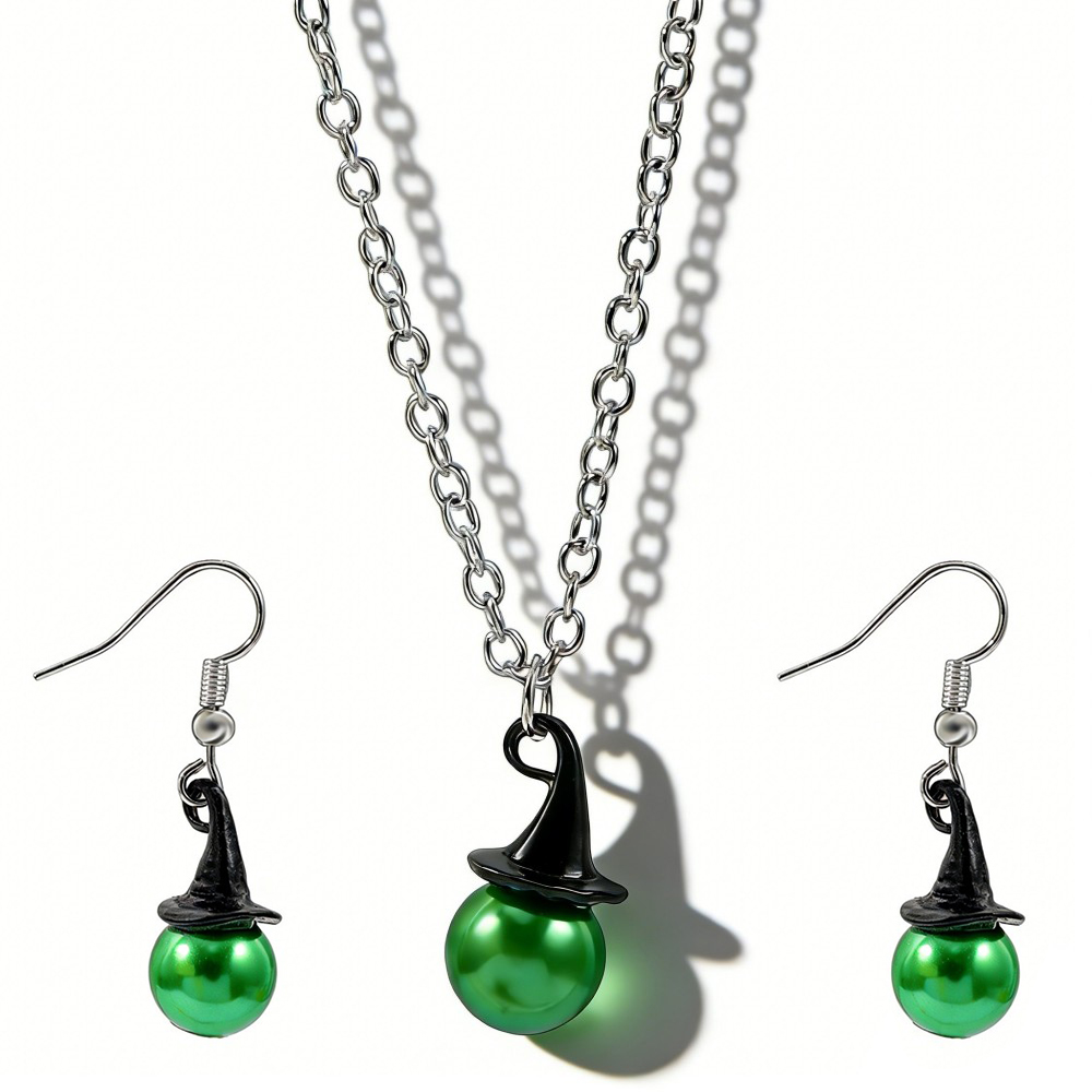 Wicked Inspired Witch Hat & Cr - Pearl Necklace のレビューと価格